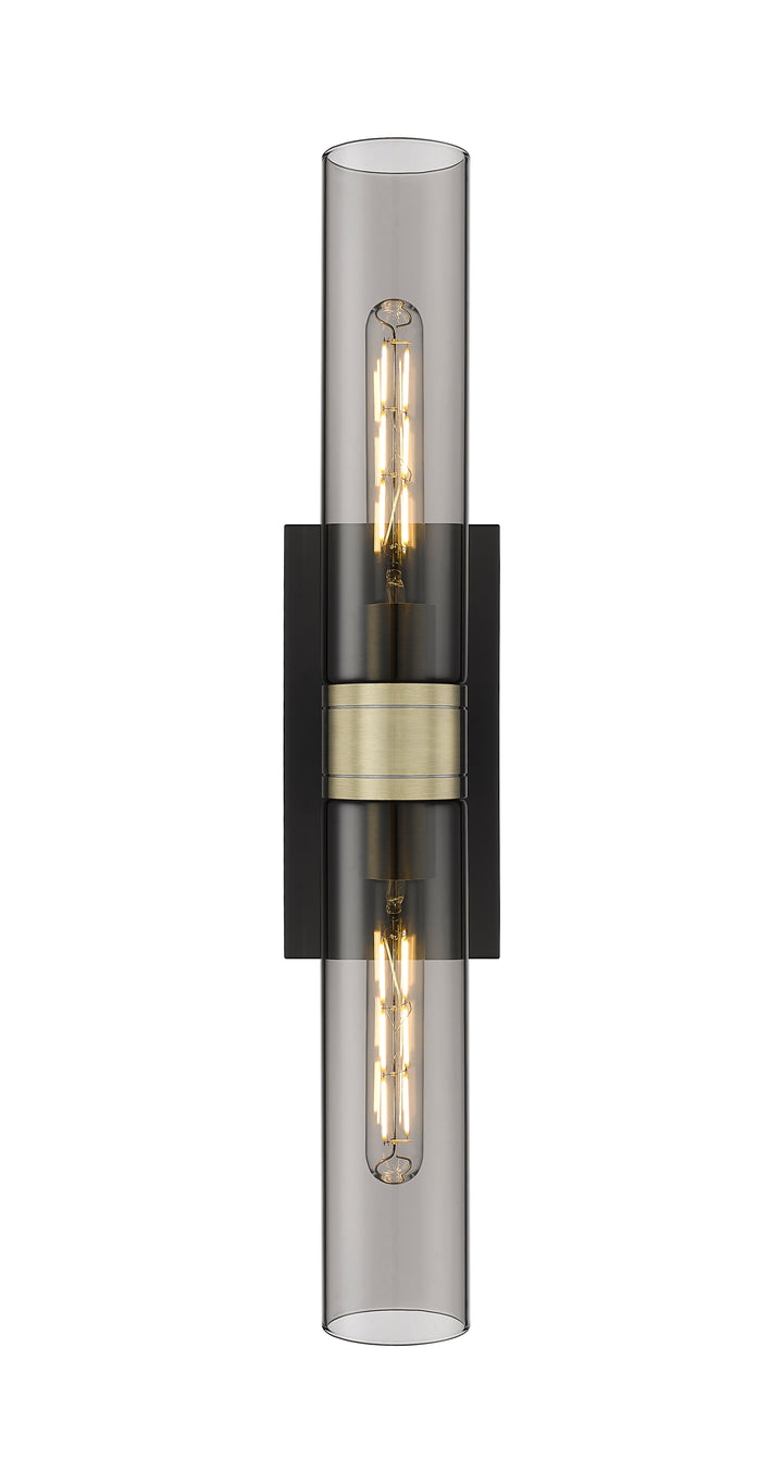 Innovations Lighting Boreas 11" Bath Vanity Light - Black Antique Brass Vanity Lights Innovations Lighting   