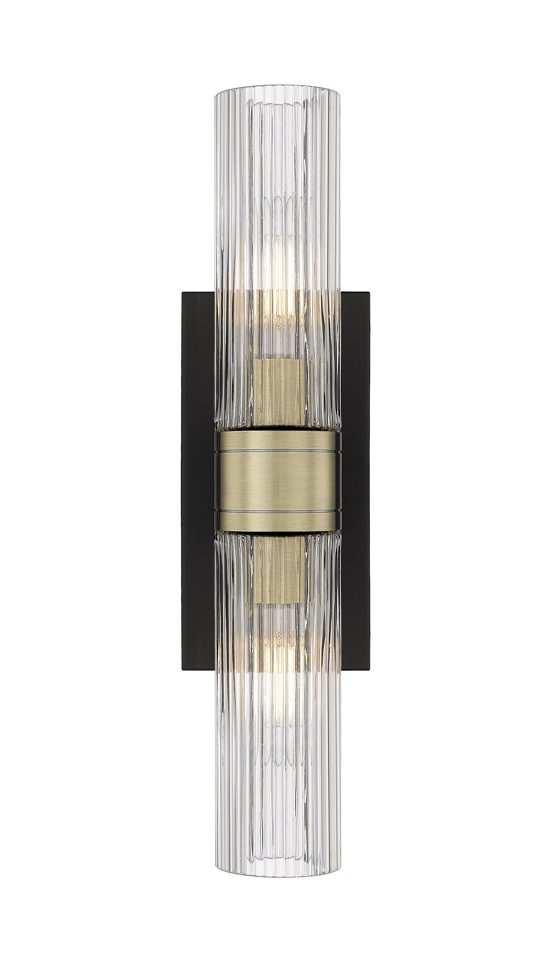 Innovations Lighting Boreas 8" Bath Vanity Light - Black Antique Brass Vanity Lights Innovations Lighting   