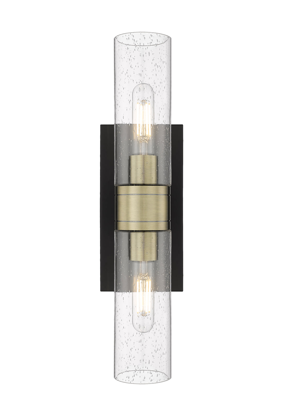 Innovations Lighting Boreas 8" Bath Vanity Light - Black Antique Brass Vanity Lights Innovations Lighting   