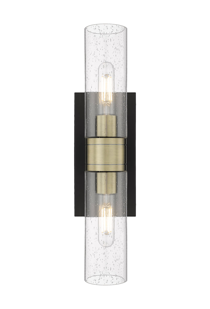 Innovations Lighting Boreas 8" Bath Vanity Light - Black Antique Brass Vanity Lights Innovations Lighting   