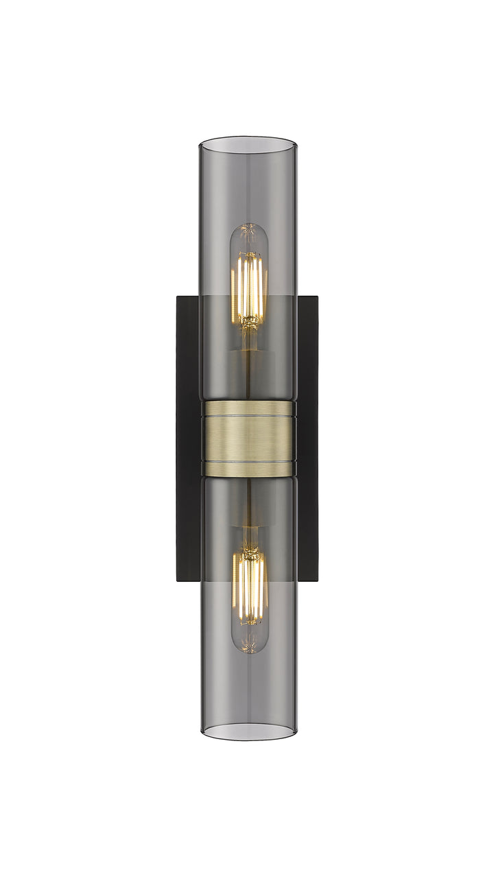 Innovations Lighting Boreas 8" Bath Vanity Light - Black Antique Brass Vanity Lights Innovations Lighting   