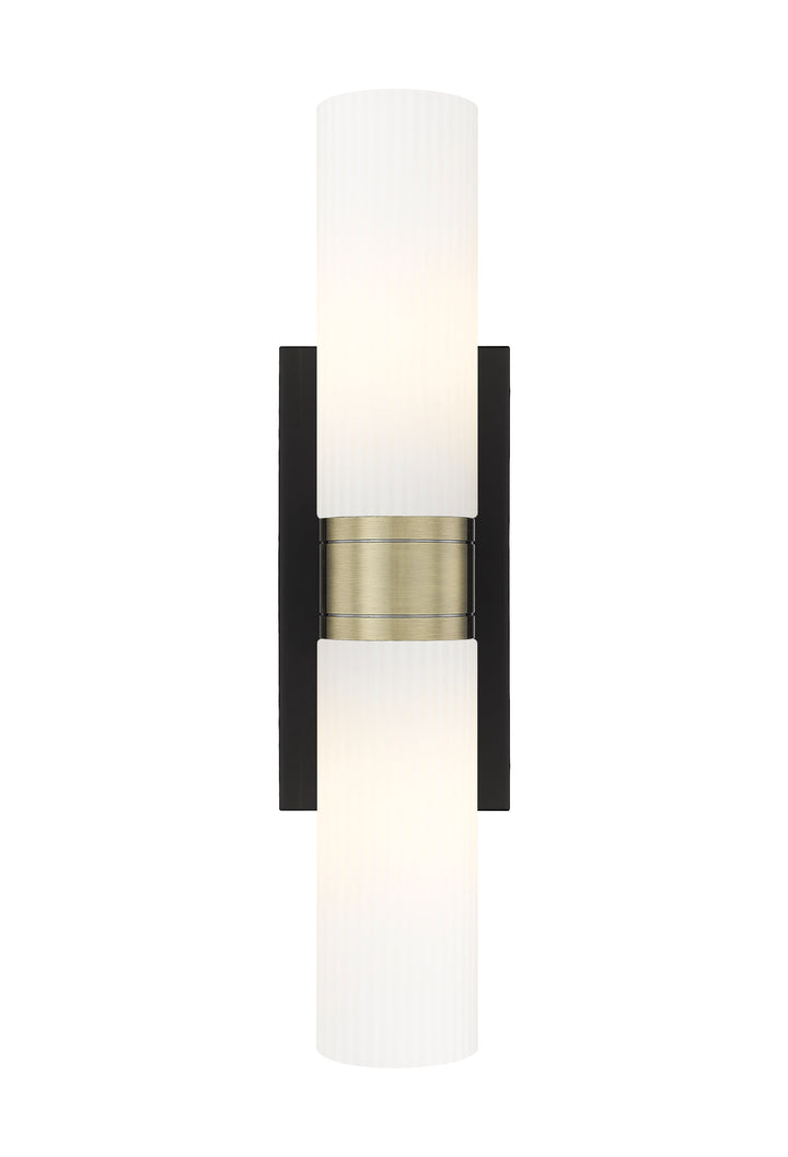 Innovations Lighting Boreas 8" Bath Vanity Light - Black Antique Brass Vanity Lights Innovations Lighting   