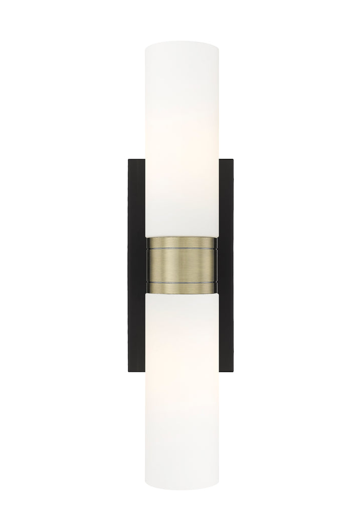 Innovations Lighting Boreas 8" Bath Vanity Light - Black Antique Brass Vanity Lights Innovations Lighting   