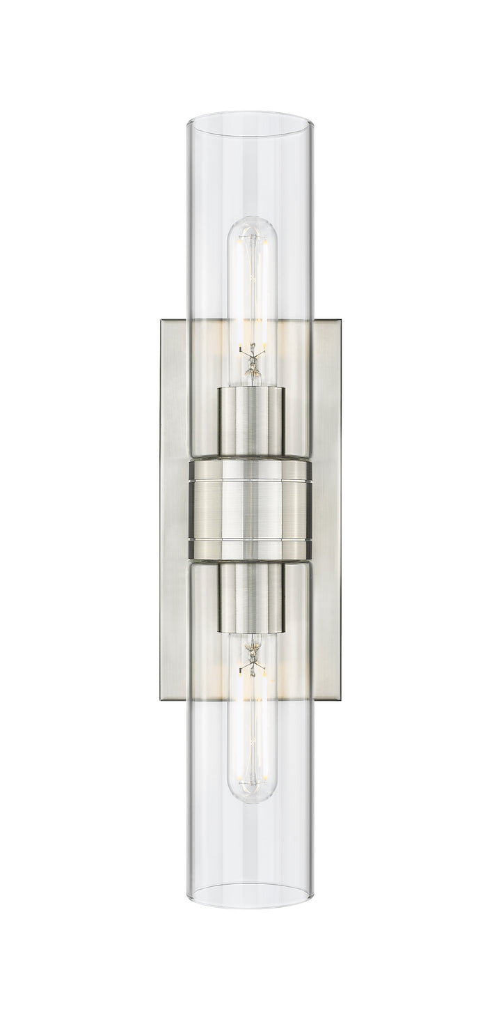 Innovations Lighting Boreas 8" Bath Vanity Light - Satin Nickel Vanity Lights Innovations Lighting   