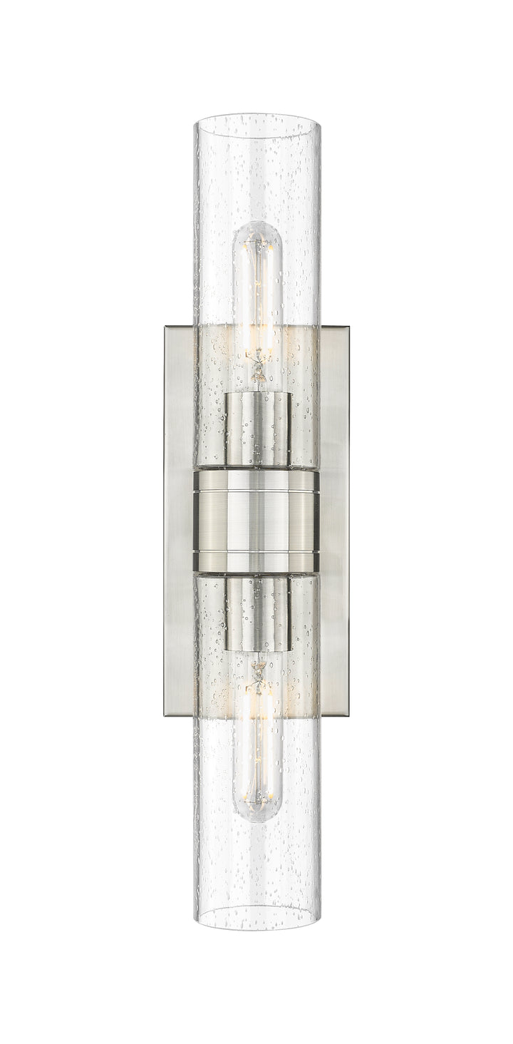 Innovations Lighting Boreas 8" Bath Vanity Light - Satin Nickel Vanity Lights Innovations Lighting   