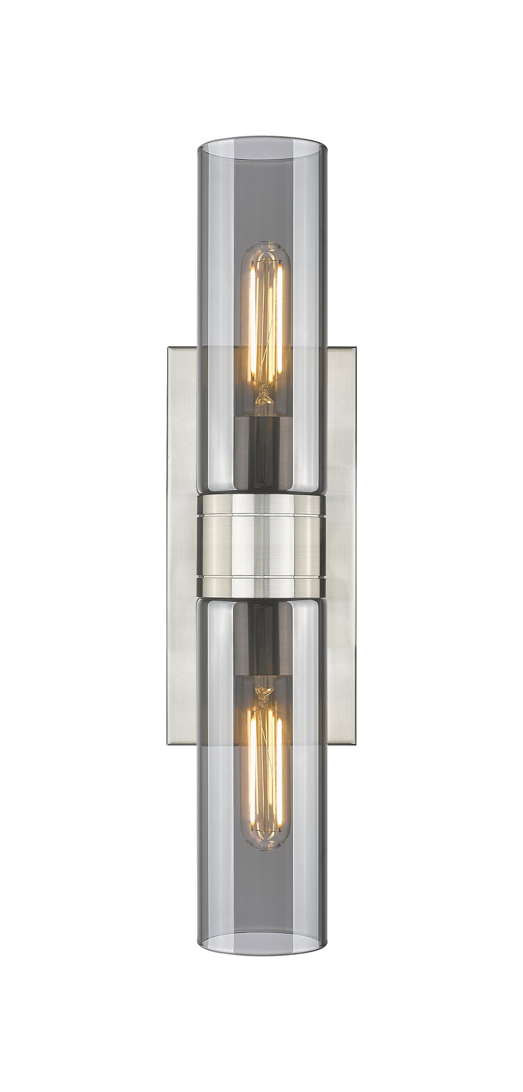 Innovations Lighting Boreas 8" Bath Vanity Light - Satin Nickel Vanity Lights Innovations Lighting   