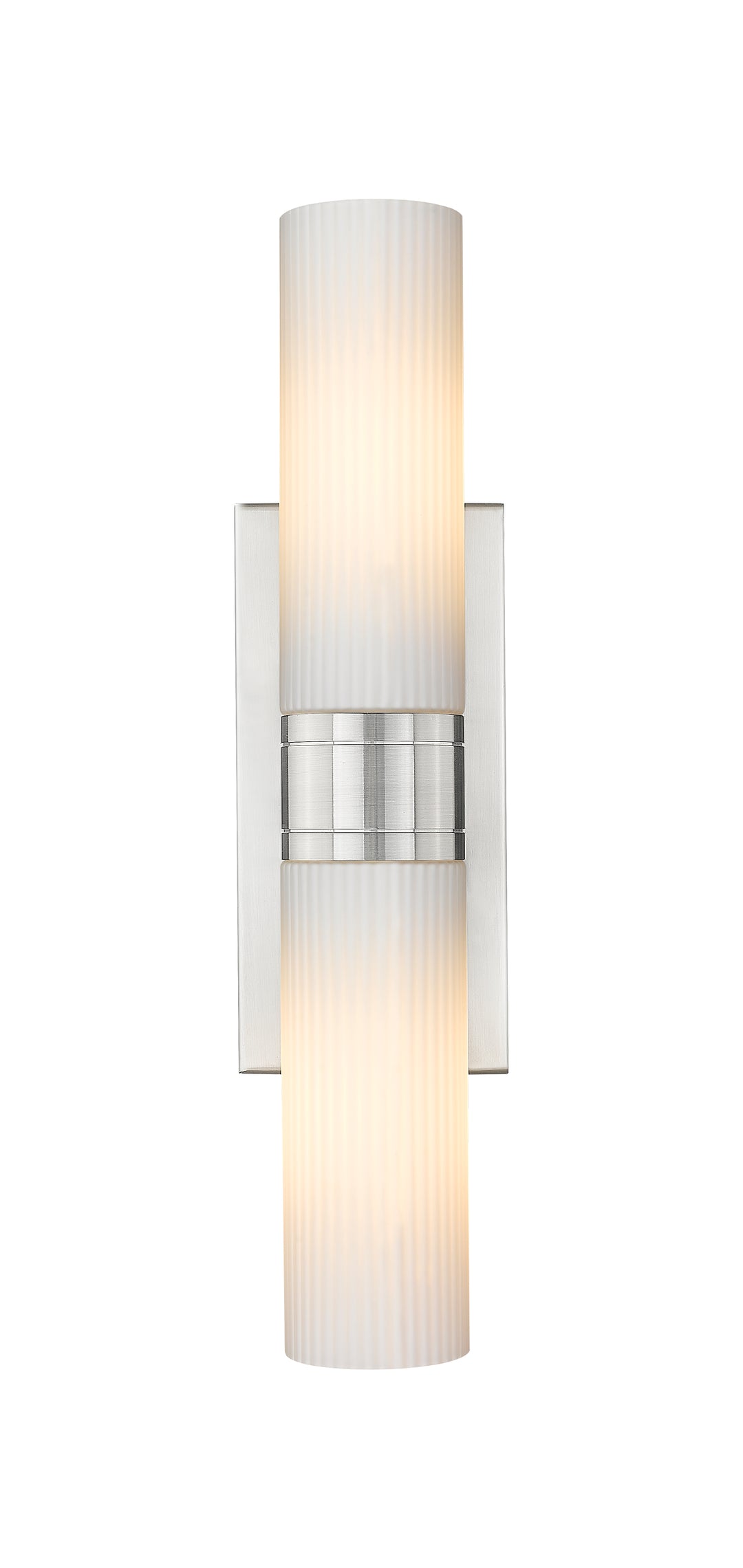 Innovations Lighting Boreas 8" Bath Vanity Light - Satin Nickel Vanity Lights Innovations Lighting   