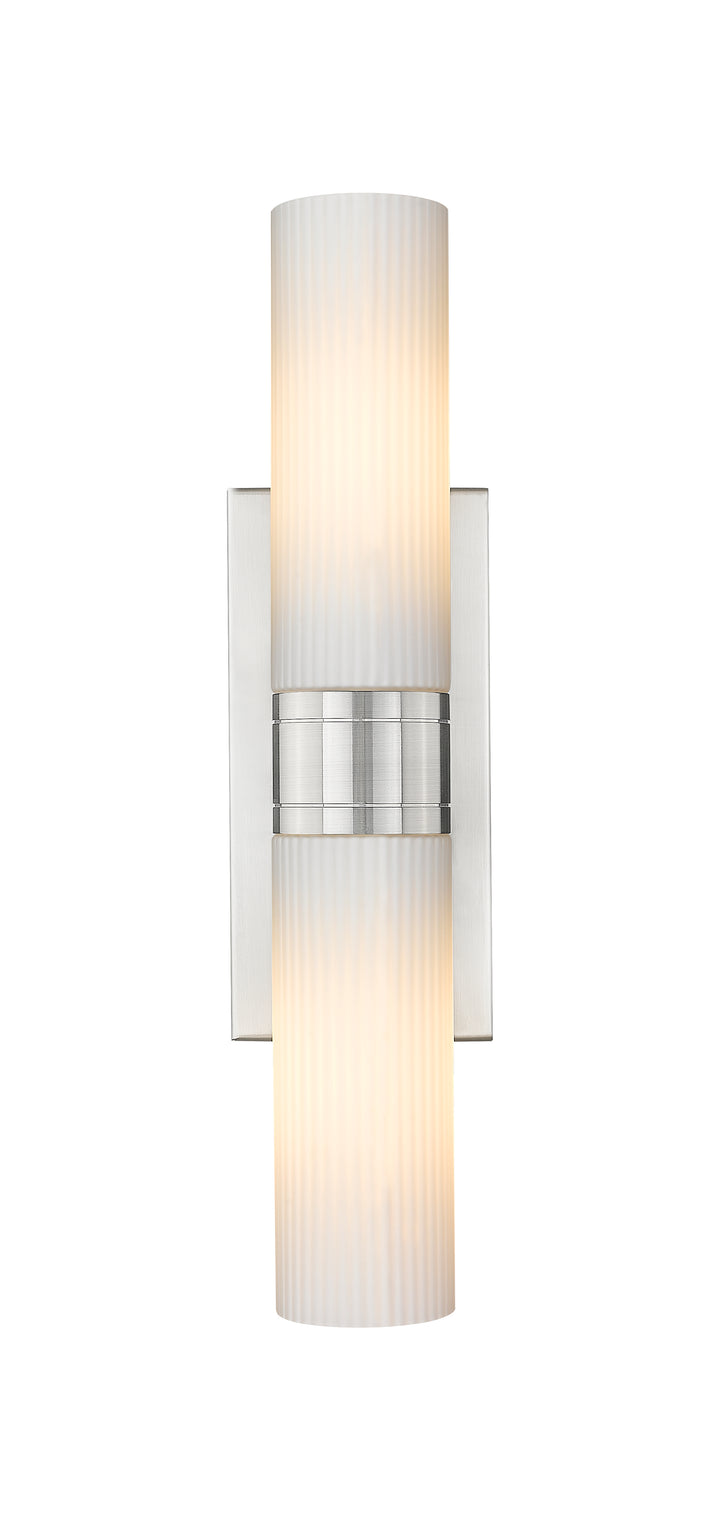 Innovations Lighting Boreas 8" Bath Vanity Light - Satin Nickel Vanity Lights Innovations Lighting   