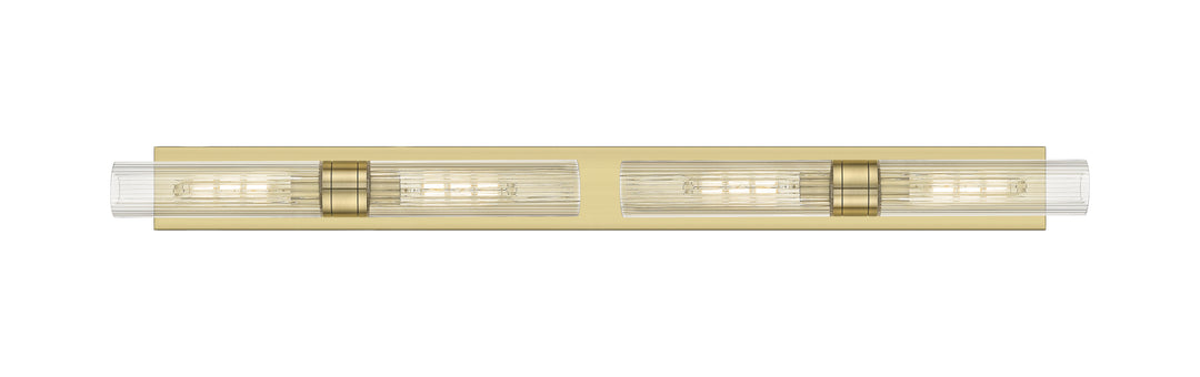 Innovations Lighting Boreas 11" Bath Vanity Light - Antique Brass Vanity Lights Innovations Lighting Striped Clear ; Glass Type: Clear  