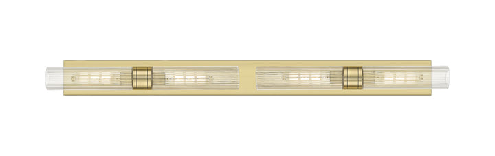 Innovations Lighting Boreas 11" Bath Vanity Light - Antique Brass Vanity Lights Innovations Lighting Striped Clear ; Glass Type: Clear  