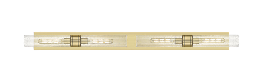 Innovations Lighting Boreas 11" Bath Vanity Light - Antique Brass Vanity Lights Innovations Lighting Seedy ; Glass Type: Seedy  