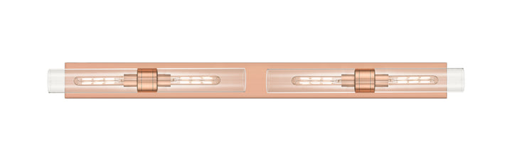 Innovations Lighting Boreas 11" Bath Vanity Light - Antique Copper Vanity Lights Innovations Lighting Clear ; Glass Type: Clear  