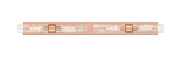 Innovations Lighting Boreas 11" Bath Vanity Light - Antique Copper Vanity Lights Innovations Lighting Deco Swirl ; Glass Type: Transparent  