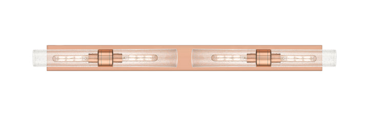 Innovations Lighting Boreas 11" Bath Vanity Light - Antique Copper Vanity Lights Innovations Lighting Seedy ; Glass Type: Seedy  