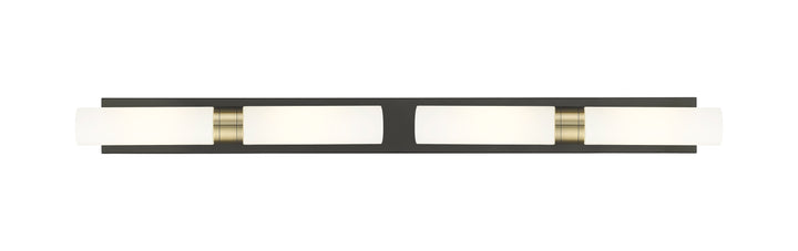 Innovations Lighting Boreas 11" Bath Vanity Light - Black Antique Brass Vanity Lights Innovations Lighting White ; Glass Type: Frosted  