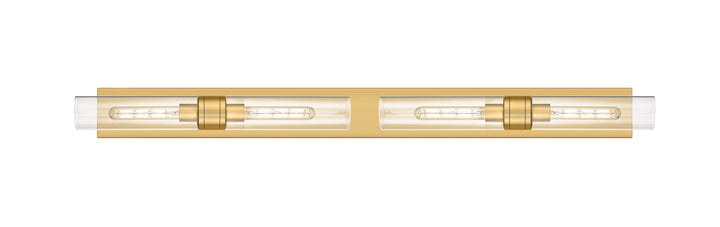 Innovations Lighting Boreas 11" Bath Vanity Light - Brushed Brass Vanity Lights Innovations Lighting Clear ; Glass Type: Clear  