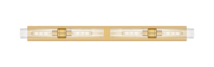 Innovations Lighting Boreas 11" Bath Vanity Light - Brushed Brass Vanity Lights Innovations Lighting Seedy ; Glass Type: Seedy  