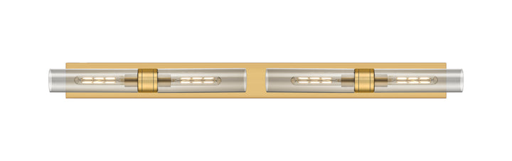 Innovations Lighting Boreas 11" Bath Vanity Light - Brushed Brass Vanity Lights Innovations Lighting Light Smoke ; Glass Type: Smoked  