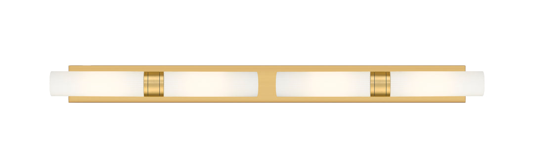 Innovations Lighting Boreas 11" Bath Vanity Light - Brushed Brass Vanity Lights Innovations Lighting Striped White ; Glass Type: Frosted  