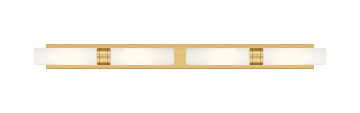 Innovations Lighting Boreas 11" Bath Vanity Light - Brushed Brass Vanity Lights Innovations Lighting Striped White ; Glass Type: Frosted  