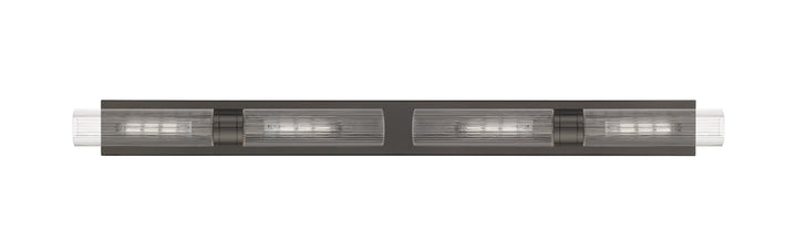 Innovations Lighting Boreas 11" Bath Vanity Light - Oil Rubbed Bronze Vanity Lights Innovations Lighting Striped Clear ; Glass Type: Clear  