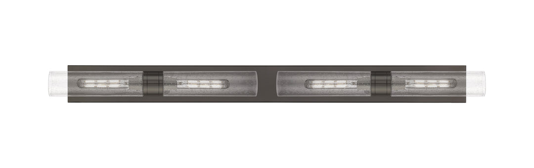 Innovations Lighting Boreas 11" Bath Vanity Light - Oil Rubbed Bronze Vanity Lights Innovations Lighting Seedy ; Glass Type: Seedy  