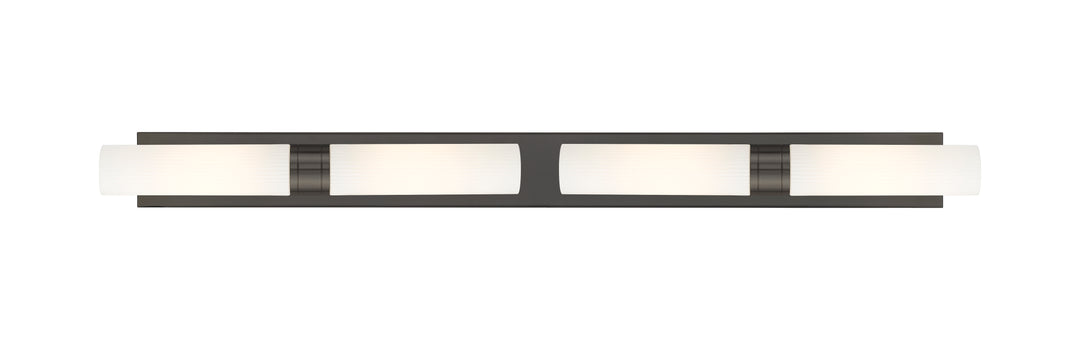 Innovations Lighting Boreas 11" Bath Vanity Light - Oil Rubbed Bronze Vanity Lights Innovations Lighting Striped White ; Glass Type: Frosted  