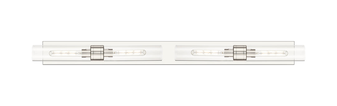 Innovations Lighting Boreas 11" Bath Vanity Light - Polished Nickel Vanity Lights Innovations Lighting Clear ; Glass Type: Clear  