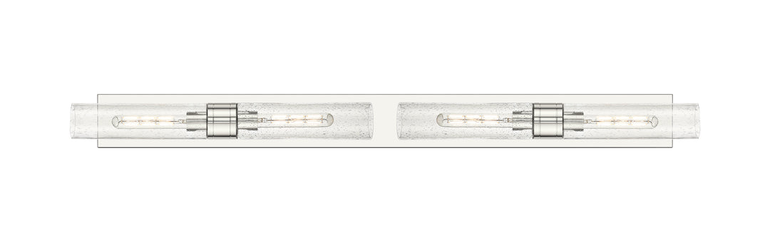 Innovations Lighting Boreas 11" Bath Vanity Light - Polished Nickel Vanity Lights Innovations Lighting Seedy ; Glass Type: Seedy  