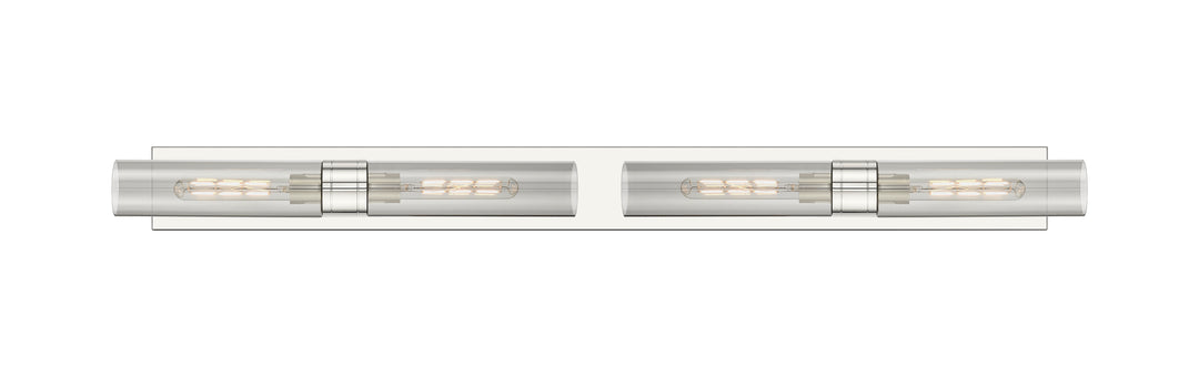 Innovations Lighting Boreas 11" Bath Vanity Light - Polished Nickel Vanity Lights Innovations Lighting Light Smoke ; Glass Type: Smoked  