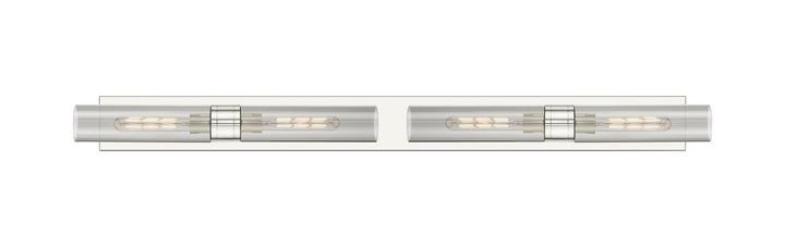 Innovations Lighting Boreas 11" Bath Vanity Light - Polished Nickel Vanity Lights Innovations Lighting Light Smoke ; Glass Type: Smoked  