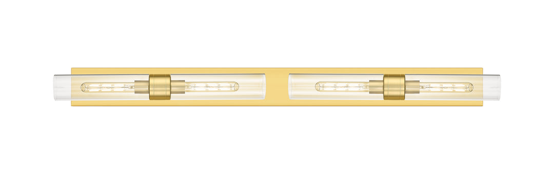 Innovations Lighting Boreas 11" Bath Vanity Light - Satin Gold Vanity Lights Innovations Lighting Clear ; Glass Type: Clear  