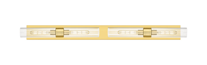 Innovations Lighting Boreas 11" Bath Vanity Light - Satin Gold Vanity Lights Innovations Lighting Clear ; Glass Type: Clear  