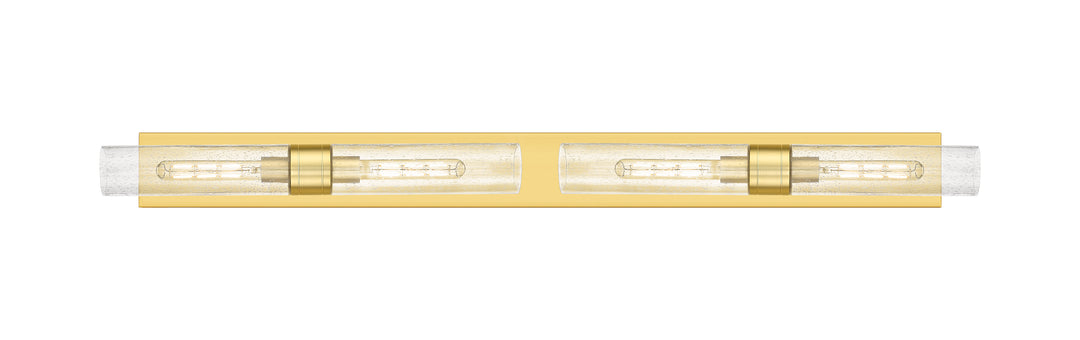 Innovations Lighting Boreas 11" Bath Vanity Light - Satin Gold Vanity Lights Innovations Lighting Seedy ; Glass Type: Seedy  