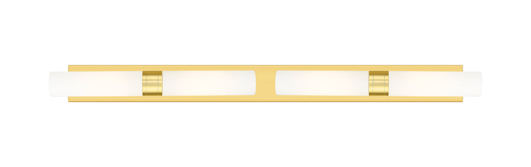 Innovations Lighting Boreas 11" Bath Vanity Light - Satin Gold Vanity Lights Innovations Lighting Striped White ; Glass Type: Frosted  