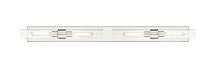 Innovations Lighting Boreas 11" Bath Vanity Light - Satin Nickel Vanity Lights Innovations Lighting Clear ; Glass Type: Clear  