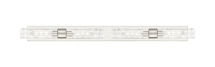 Innovations Lighting Boreas 11" Bath Vanity Light - Satin Nickel Vanity Lights Innovations Lighting Deco Swirl ; Glass Type: Transparent  