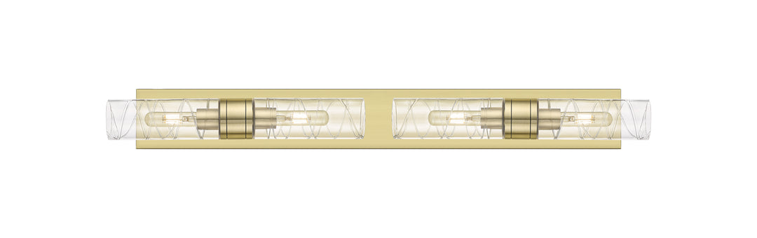 Innovations Lighting Boreas 8" Bath Vanity Light - Antique Brass Vanity Lights Innovations Lighting Deco Swirl ; Glass Type: Transparent  