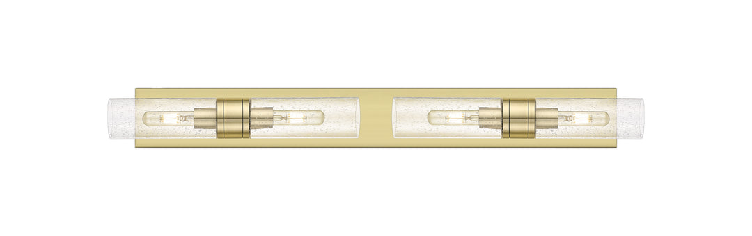 Innovations Lighting Boreas 8" Bath Vanity Light - Antique Brass Vanity Lights Innovations Lighting Seedy ; Glass Type: Seedy  