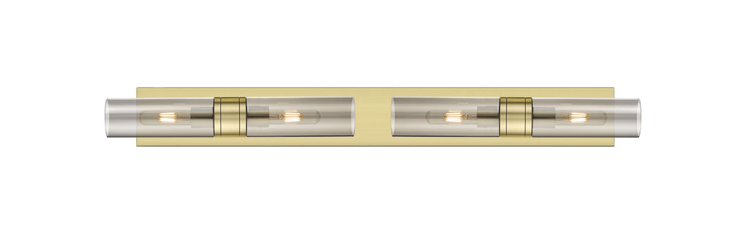 Innovations Lighting Boreas 8" Bath Vanity Light - Antique Brass Vanity Lights Innovations Lighting Light Smoke ; Glass Type: Smoked  