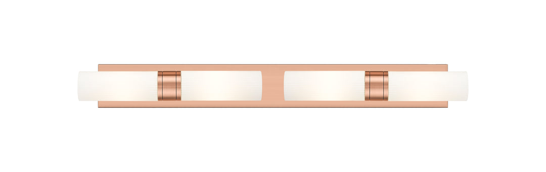 Innovations Lighting Boreas 8" Bath Vanity Light - Antique Copper Vanity Lights Innovations Lighting Striped White ; Glass Type: Frosted  