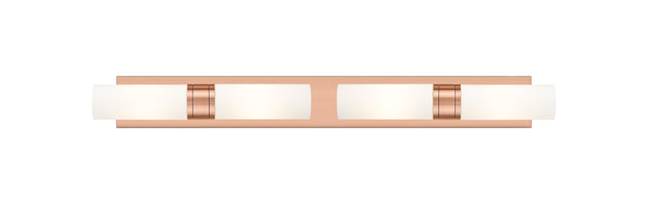 Innovations Lighting Boreas 8" Bath Vanity Light - Antique Copper Vanity Lights Innovations Lighting Striped White ; Glass Type: Frosted  