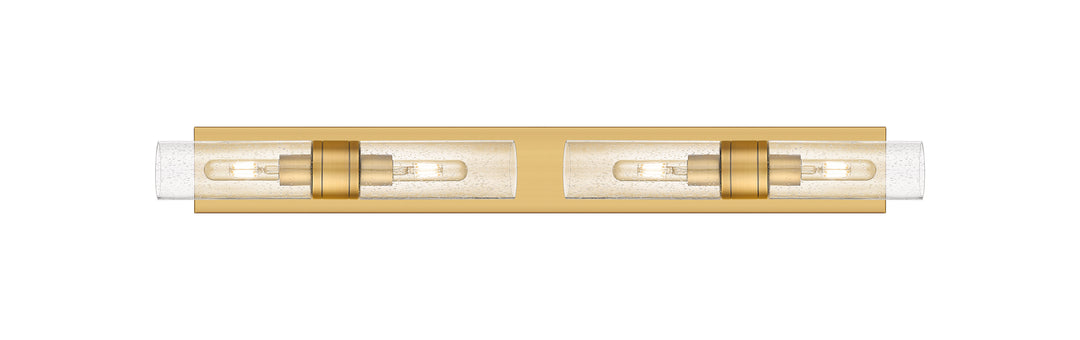 Innovations Lighting Boreas 8" Bath Vanity Light - Brushed Brass Vanity Lights Innovations Lighting Seedy ; Glass Type: Seedy  