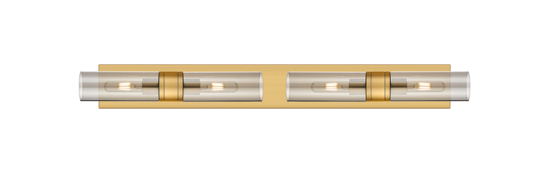 Innovations Lighting Boreas 8" Bath Vanity Light - Brushed Brass Vanity Lights Innovations Lighting Light Smoke ; Glass Type: Smoked  