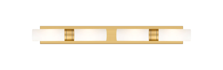 Innovations Lighting Boreas 8" Bath Vanity Light - Brushed Brass Vanity Lights Innovations Lighting White ; Glass Type: Frosted  