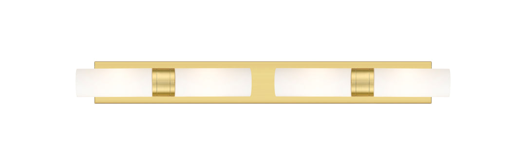 Innovations Lighting Boreas 8" Bath Vanity Light - Satin Gold Vanity Lights Innovations Lighting White ; Glass Type: Frosted  