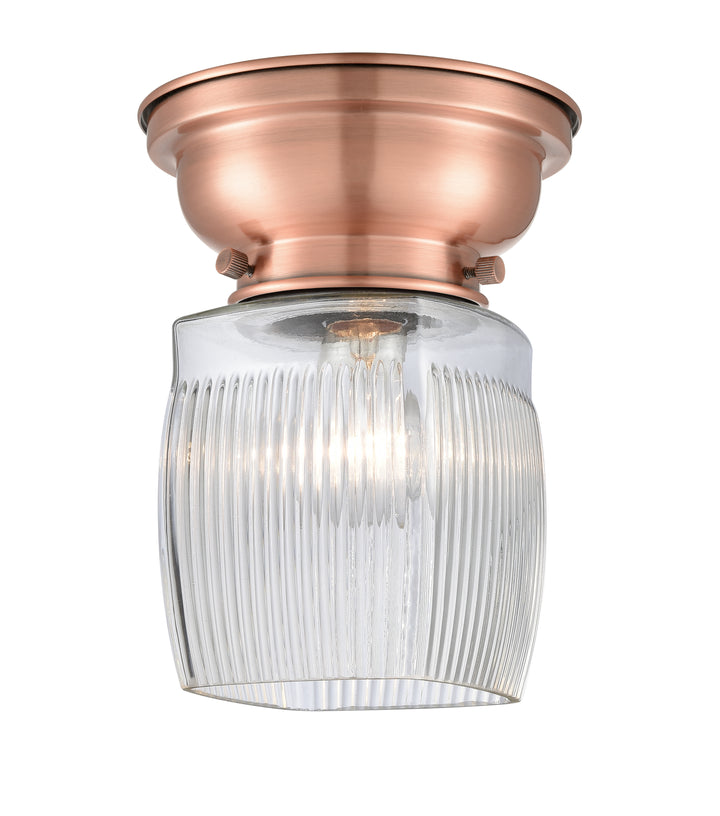 Innovations Lighting Colton Flush Mount - Antique Copper