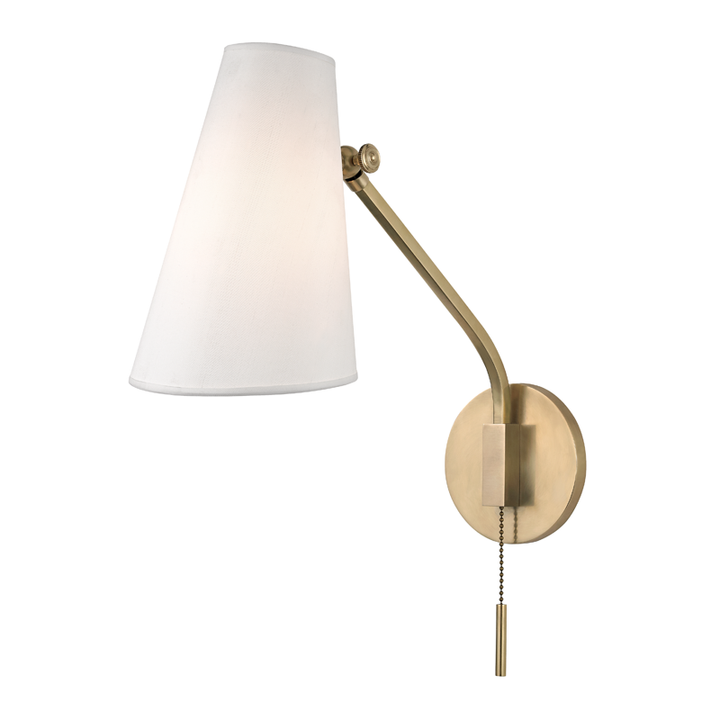 Hudson Valley Lighting Patten Wall Sconce Wall Sconces Hudson Valley Lighting Aged Brass  