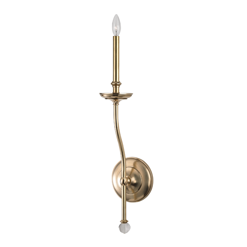 Hudson Valley Lighting Lauderhill Wall Sconce Wall Sconces Hudson Valley Lighting Aged Brass  