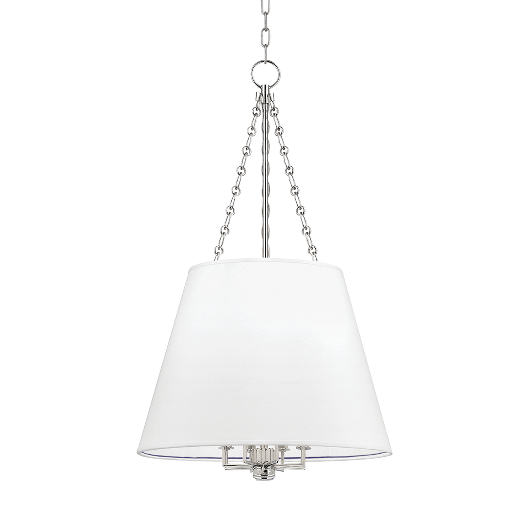 Hudson Valley Lighting Burdett Pendant Pendants Hudson Valley Lighting Polished Nickel  